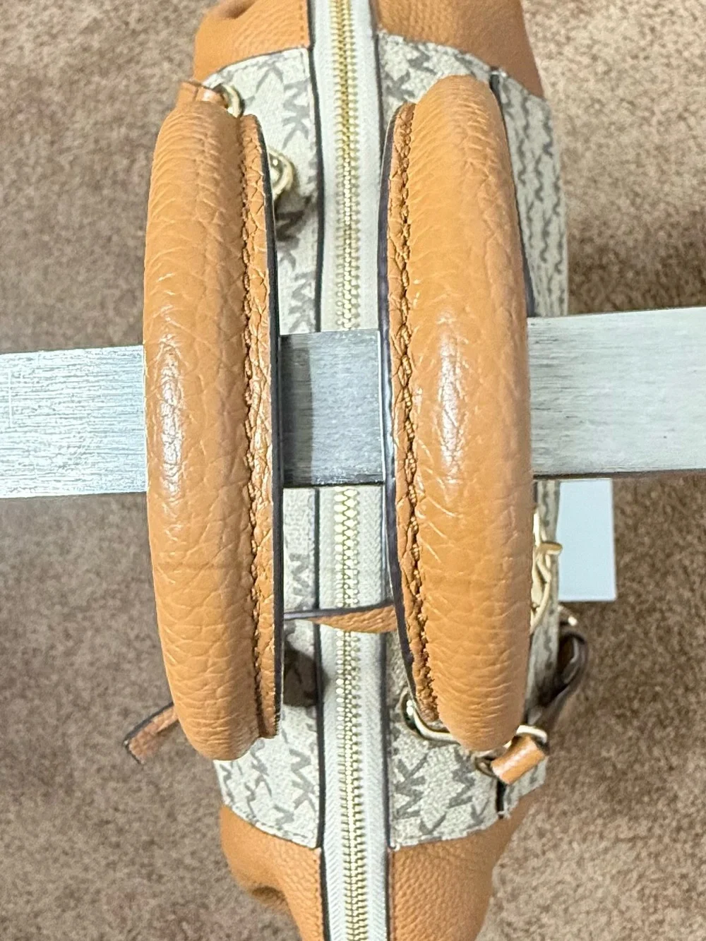 Michael Kors Signature Logo Satchel Crossbody